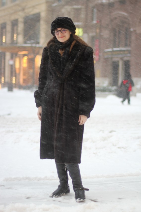 Chicago Street Style: Meagan in the Blizzard