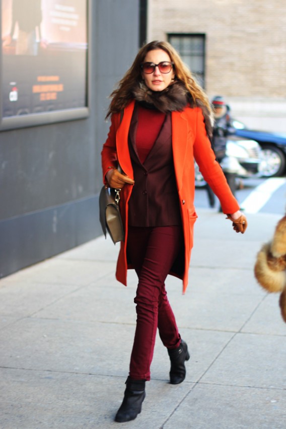 Ece Sukan in Oxblood, 'The' Color for Fall 2012