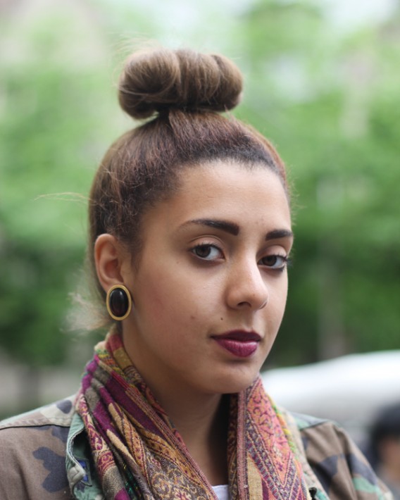Chicago Street Style: Cassandra in Army Camo