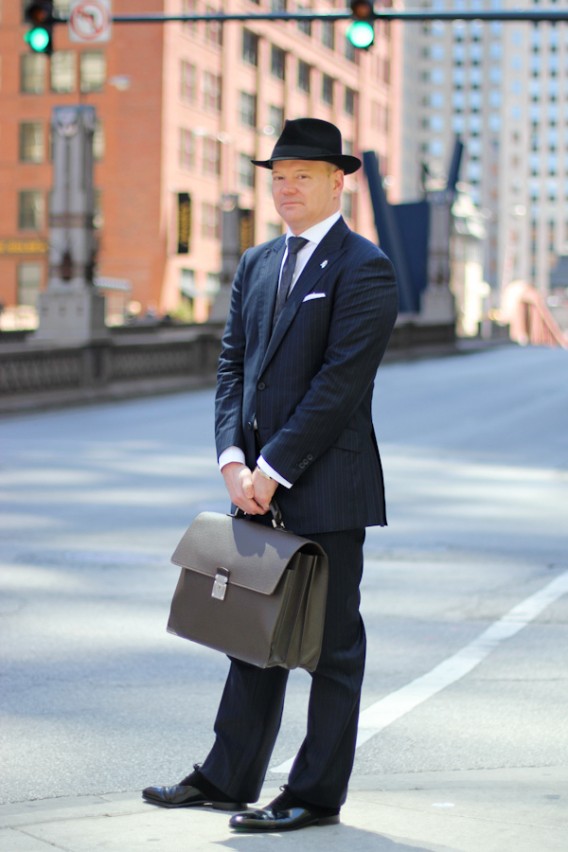 Chicago Street Style: Matt on LaSalle Street