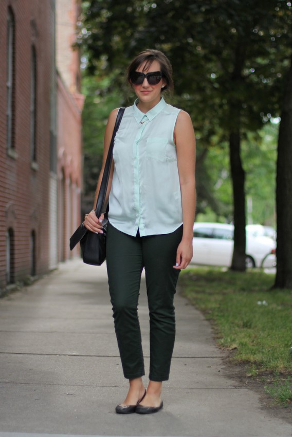 Chicago... Wicker Park: Lauren in Mint Green