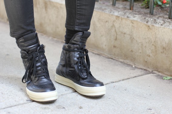 Chicago Gold Coast: Ayrun's Rick Owens Sneakers