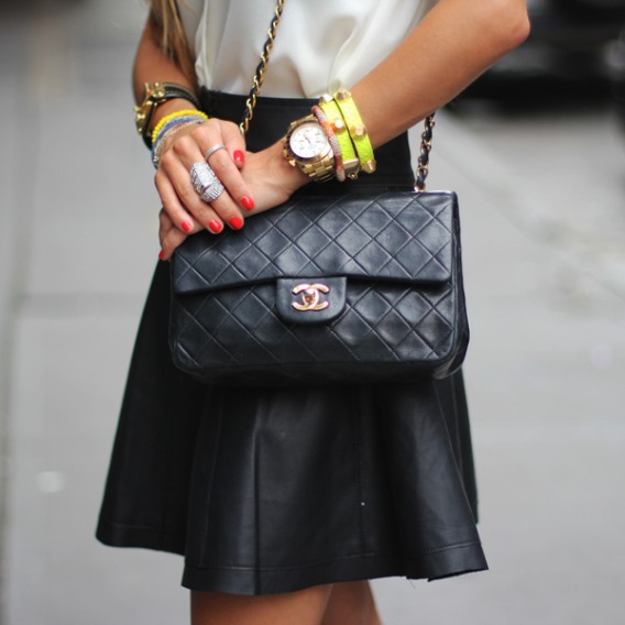 New York... Athena's Chanel + Arm Candy