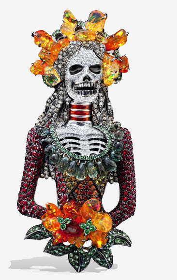 lydia courteille skeleton xochimilco